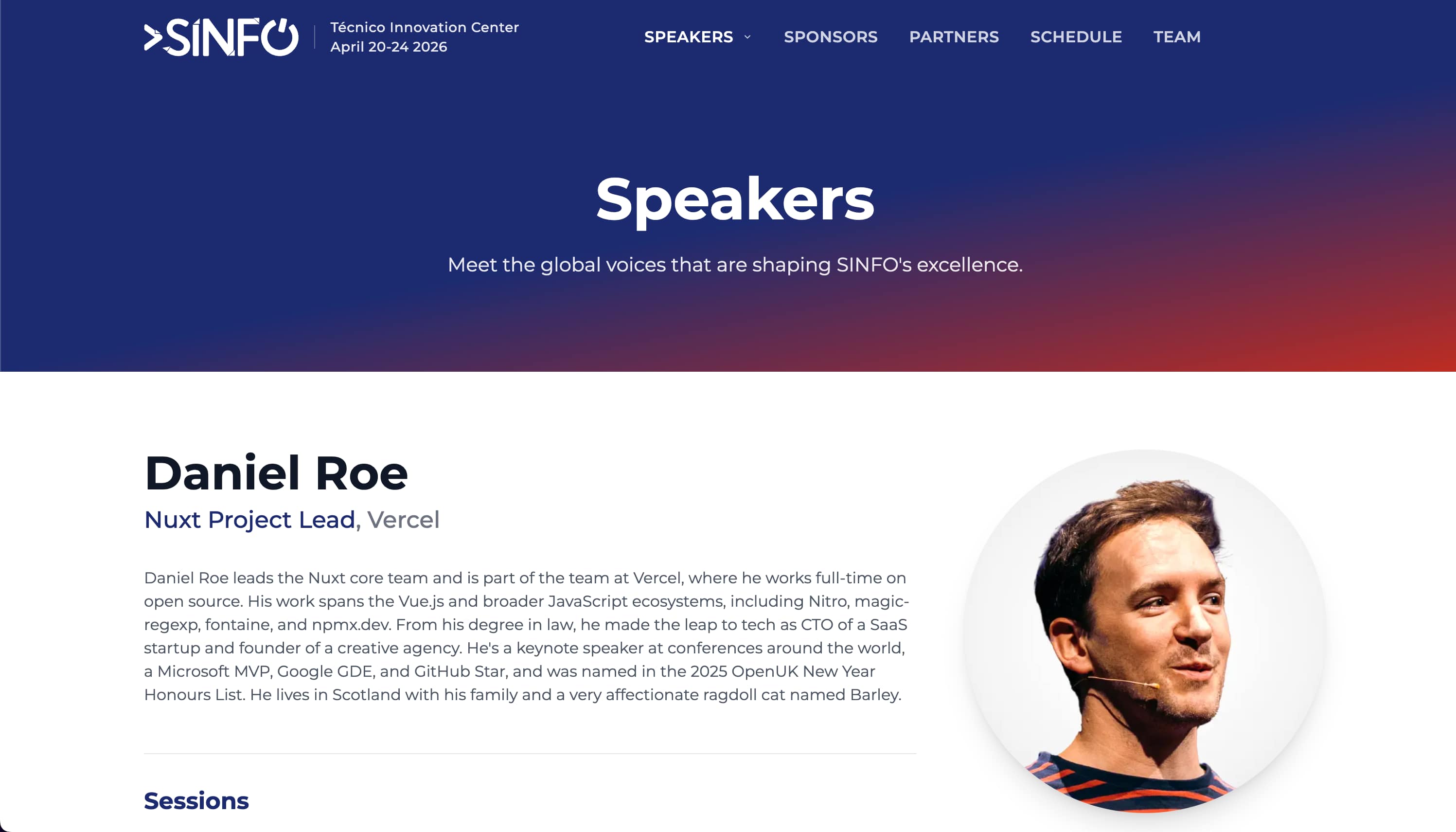 Daniel Roe | SINFO